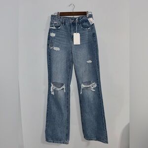 Flying Monkey Distressed Blue Jeans